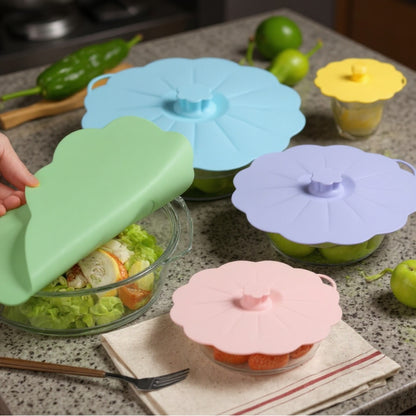 Food Grade Silicone Bowls Lids ( 5 size )🍀