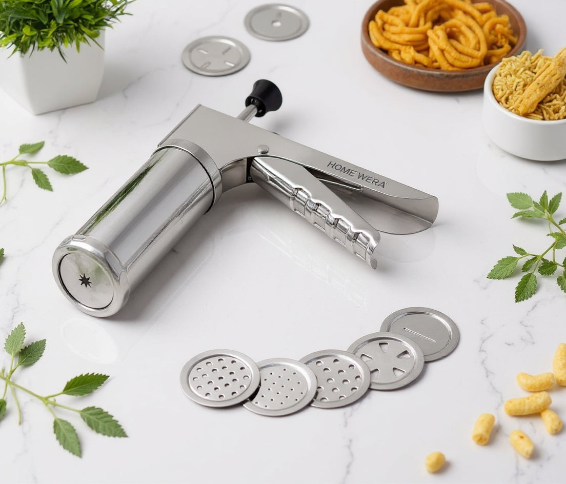 Stainless Steel Kitchen Press - 15 Blades