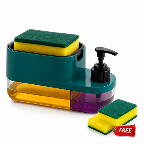 HomeWera 3 In 1 Soap Dispenser 🧽