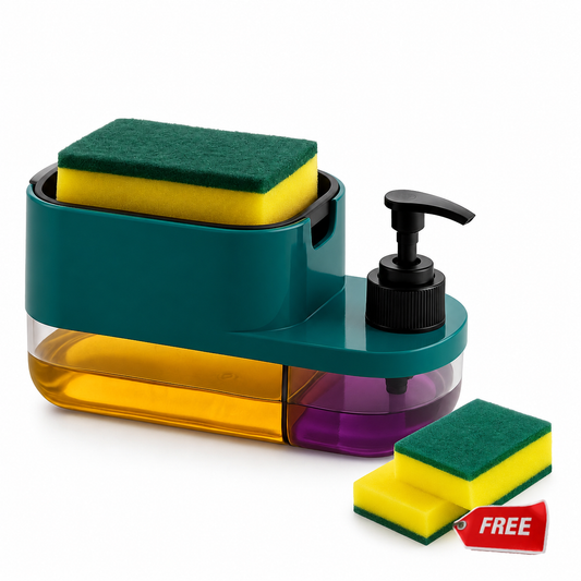 HomeWera 3 In 1 Soap Dispenser 🧽