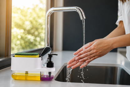 HomeWera 3 In 1 Soap Dispenser 🧽