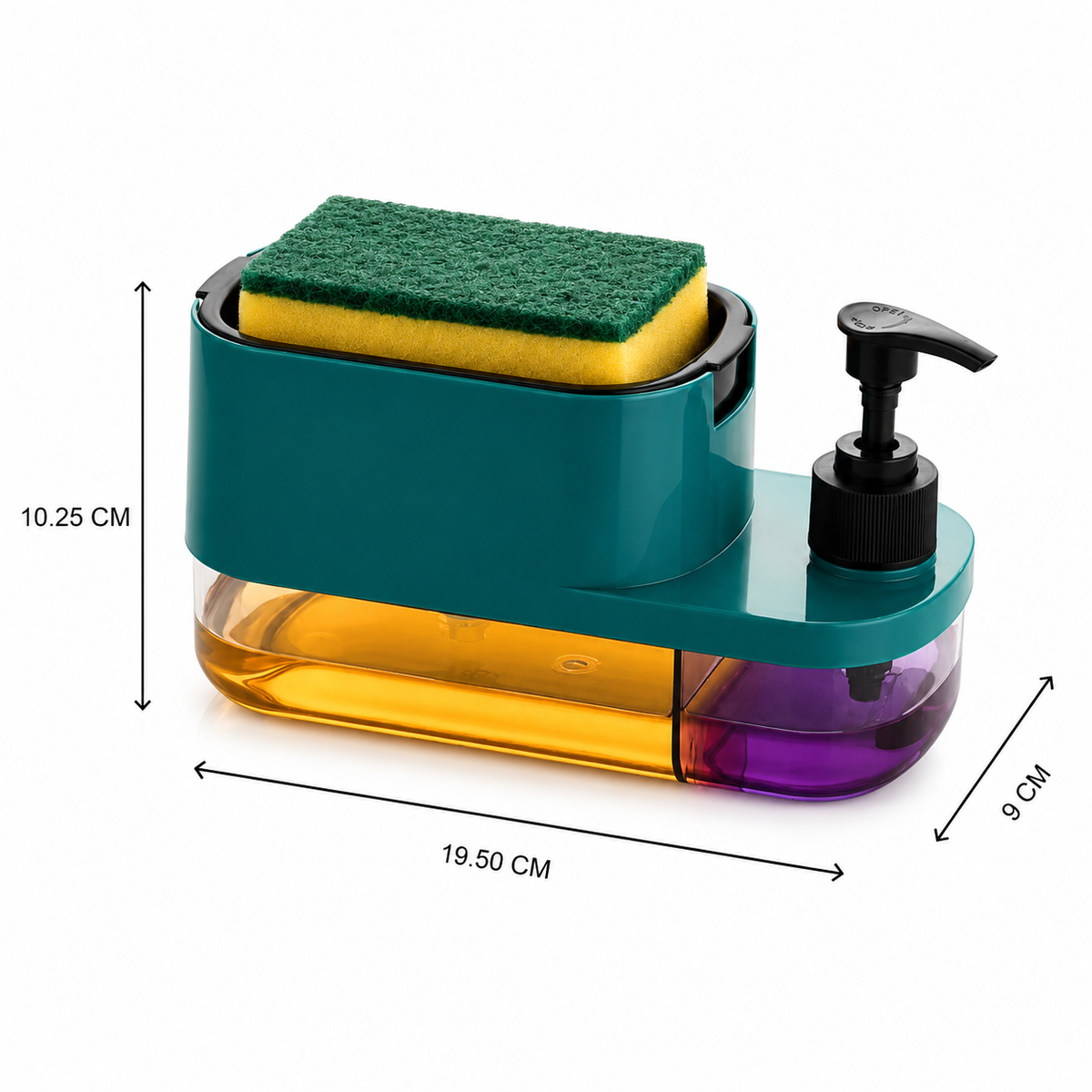 HomeWera 3 In 1 Soap Dispenser 🧽