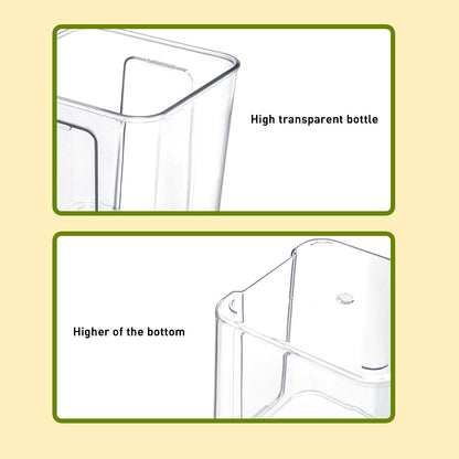 Transparent airtight kitchen storage jars for grocery and spices, unbreakable BPA-free plastic containers - HOMEWERA