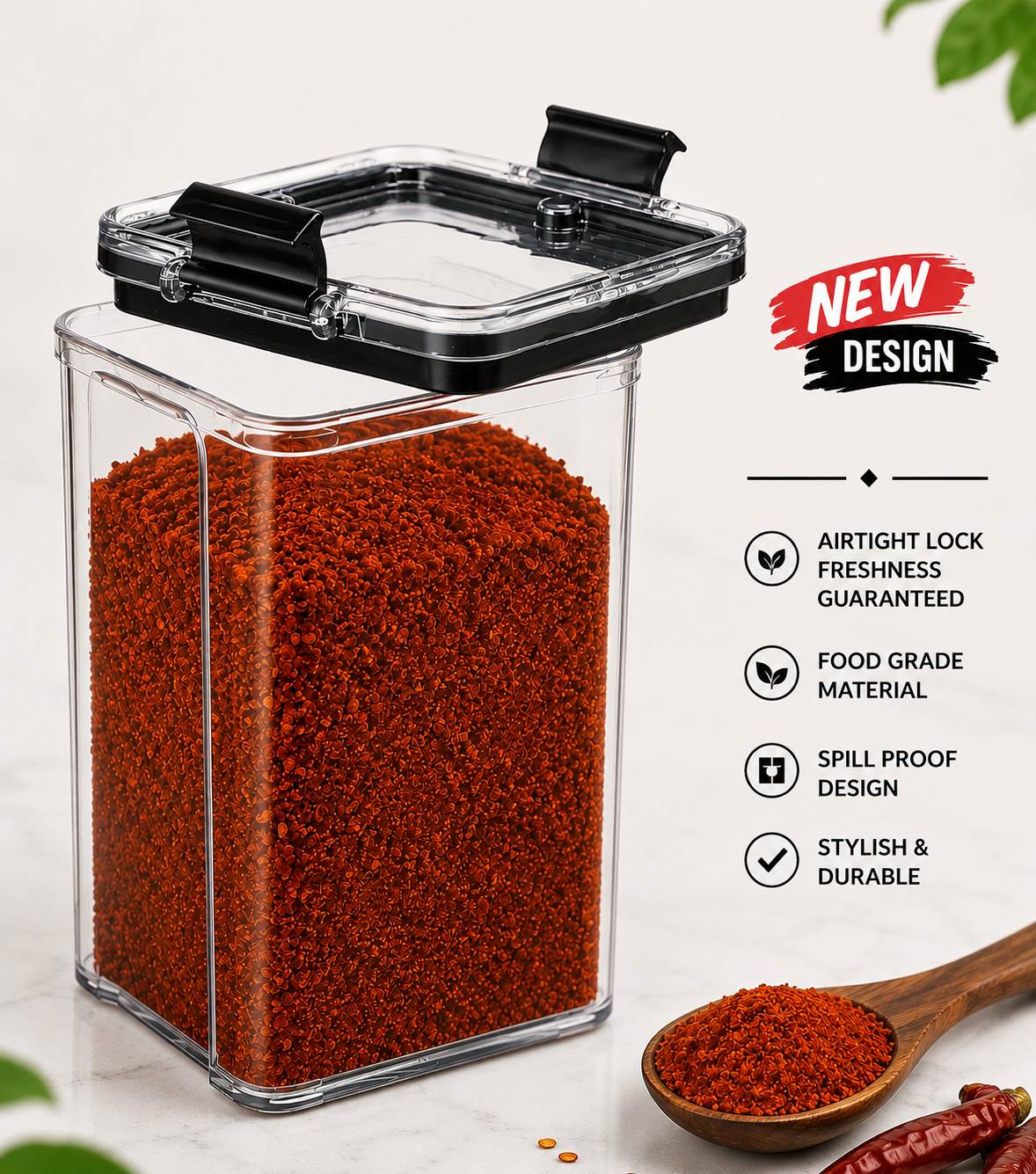Air-Tight Kitchen Storage Containers