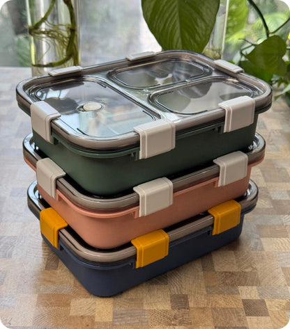 Bento Lunch Box Stainless Steel With spoon