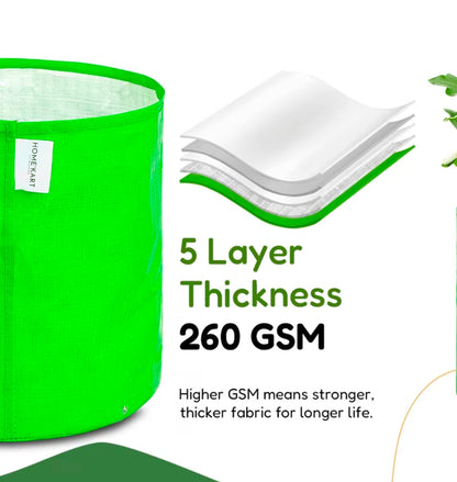 HomeWera HDPE Plant Grow Bags - Eco Friendly ☘️
