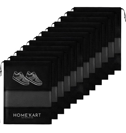 HomeWera™ Shoe Bag Pouch for Storage & Travel Organizer