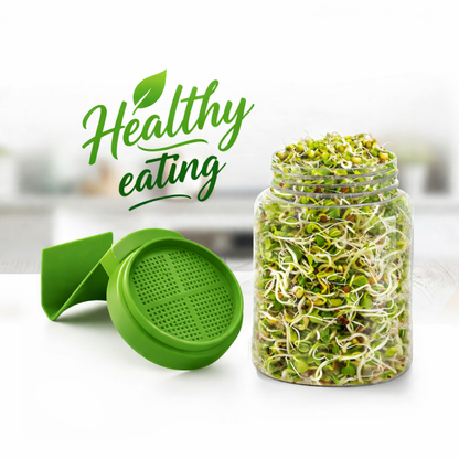 Sprouts Maker Glass Jar | Hygienic Glass – 720mls 🌱