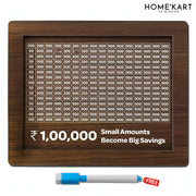Eco-Friendly Wooden Savings Box