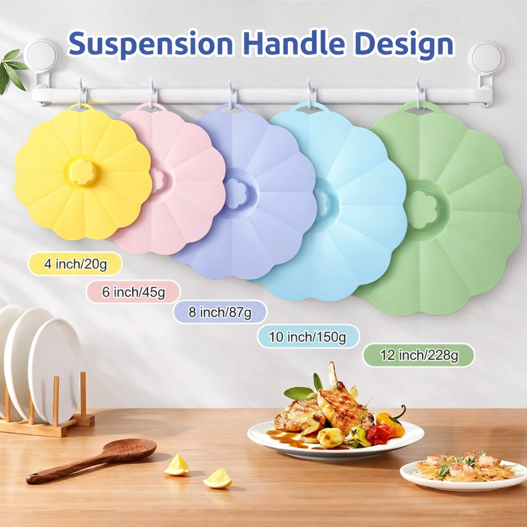 Food Grade Silicone Bowls Lids ( 5 size )🍀