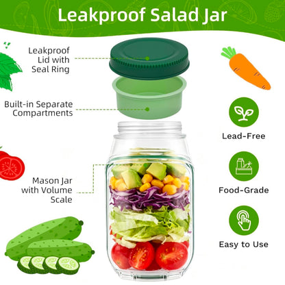 Green Vegetable Salad Jar - 750gm