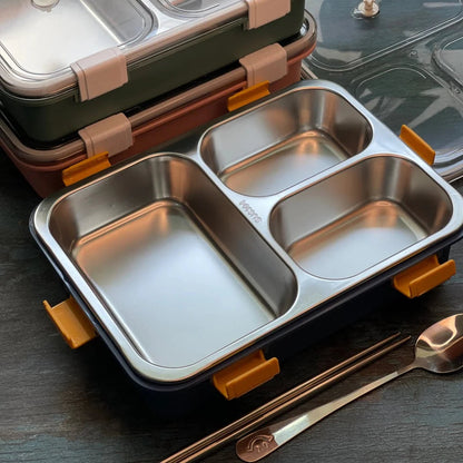 Bento Lunch Box Stainless Steel With spoon