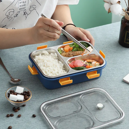 Bento Lunch Box Stainless Steel With spoon