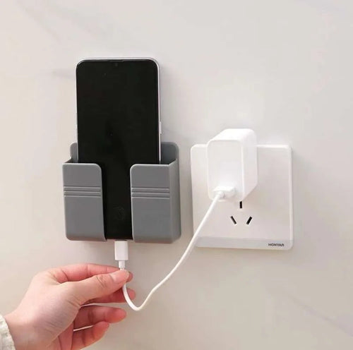 HomeWera™ - Wall Mounted Mobile Phone Charging Stand, Storage Holder