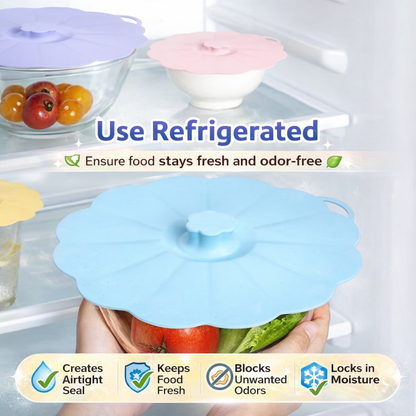 Food Grade Silicone Bowls Lids ( 5 size )🍀