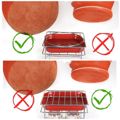 Stainless Steel Matka Stand With Dispenser Tray